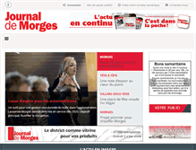Tablet Screenshot of journaldemorges.ch